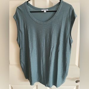 James Perse women’s  teal short sleeve t shirt